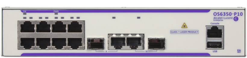 Alcatel-Lucent OS6350-P10 PoE Switch (OS6350-P10-EU)1