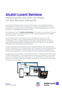Alcatel Rainbow | Systemhaus TeleTech Berlin und Brandenburg