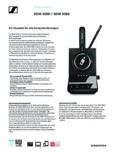 Sennheiser SDW 5066 Headset Duo (507022) | Systemhaus TeleTech Berlin und Brandenburg